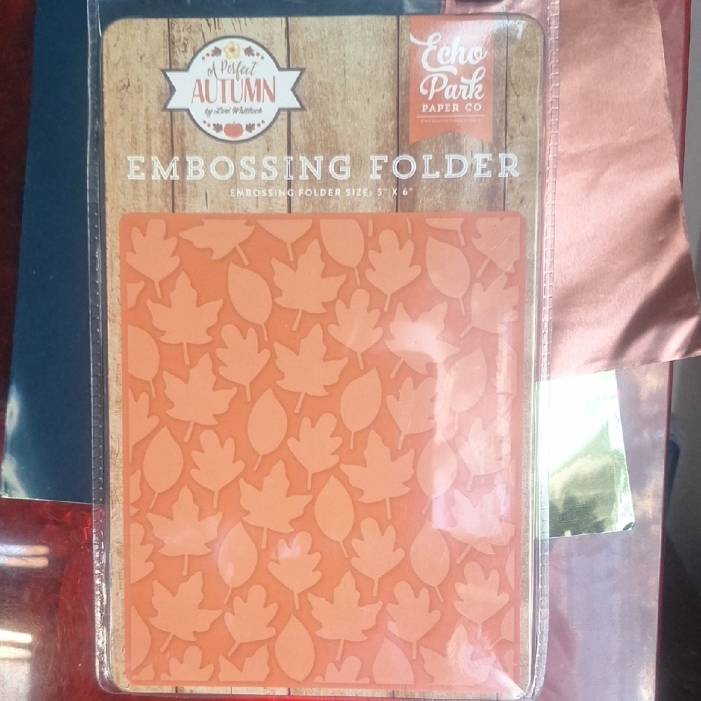 New Echo Park Autumn Embossing Folder